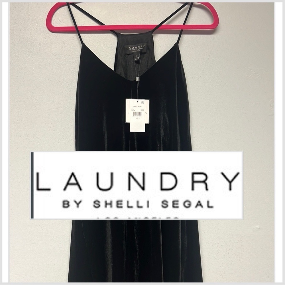 Black Velvet Dress 10 NWT